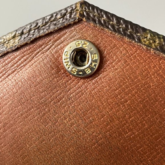 💯% Authentic Vintage Louis Vuitton Monogram Elise Trifold Canvas Leather Wallet - Picture 4 of 14